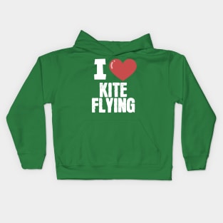 I love kite flying Kids Hoodie